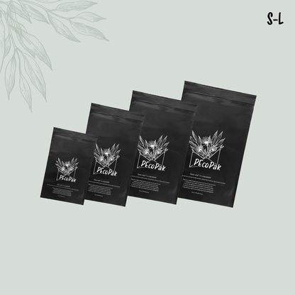 Sample Pack Small Compostable Mailing Satchels (S, SM, M, L)