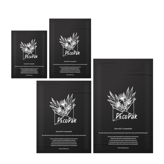 Sample Pack of L to 3XL Compostable Mailing Satchels