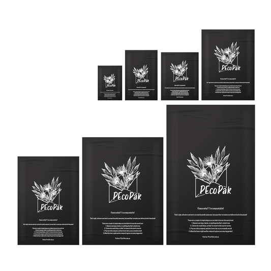 Sample Pack of 7 Compostable Mailing Satchels